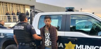 Detenido masculino en la colonia San José el Alto