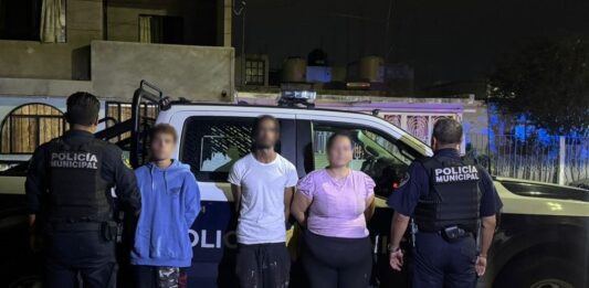 Tres personas aseguradas por robo equiparado en Sauces