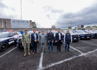 Fortalece Rodrigo Monsalvo la seguridad en El Marqués con nuevas patrullas y gimnasio policial