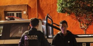 Masculino detenido por el delito de robo en la colonia Centro