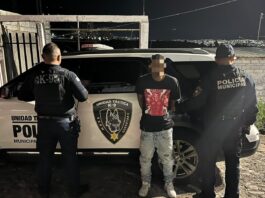 Detenido por portación de arma prohibida y delitos contra la salud