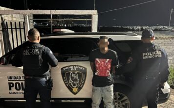 Detenido por portación de arma prohibida y delitos contra la salud