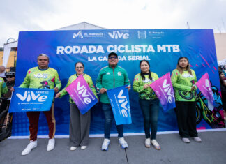 Con éxito, El Marqués realizó la primera rodada ciclista MTB en La Cañada