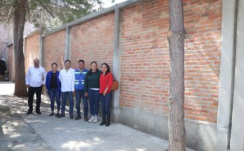 Jairo Morales fortalece la infraestructura educativa con nueva barda perimetral en primaria de El Salitrillo