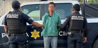 “Frank”, fue sorprendido robando al interior de una vivienda en la colonia El Pedregal