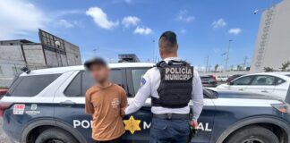Detenido por portación de arma prohibida en la colonia Ampliación Piano Santa Rosa Jáuregui