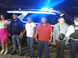 Cinco masculinos y una femenina trasladados a la Fiscalía General del Estado de Querétaro