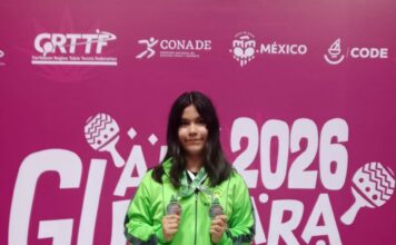 Queretana gana doble medalla de plata en Campeonato Centroamericano y del Caribe de Tenis de Mesa