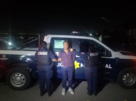Detenido en Paseos de San Miguel por resistencia y desobediencia de particulares