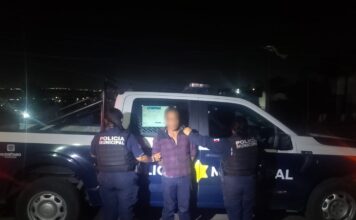 Detenido en Paseos de San Miguel por resistencia y desobediencia de particulares