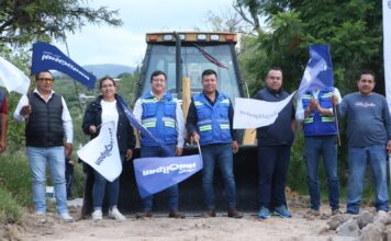 Jairo Morales arranca urbanización de calle Corregidora en Paniagua