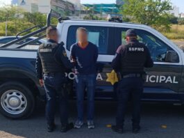 Masculino detenido por acecho en inmediaciones de la colonia Centro Sur
