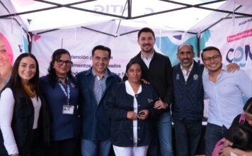 Lleva Luis Nava apoyos para el cuidado de las familia a Tequisquiapan