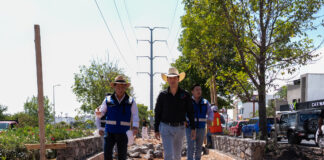 Supervisa Rodrigo Monsalvo obras de infraestructura con inversión superior a los 132 millones de pesos en El Marqués