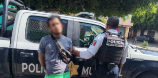 Detenido por posesión de armas prohibidas en la colonia El Rocío
