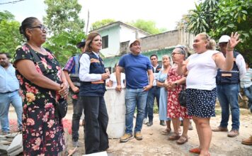 Titular de la Comisión Estatal de Infraestructura supervisa puente peatonal en Jalpan de Serra