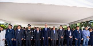 Asiste Gobernador a la toma de protesta de la Comandancia de la XVII Zona Militar