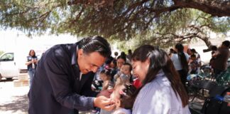 Supervisa Luis Nava la jornada Contigo y tu Bebé