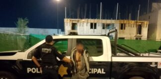 Masculino asegurado en Las Haciendas