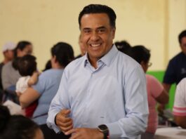 Encabeza Luis Nava la jornada de servicios de Contigo y Tu Bebé en Pedro Escobedo