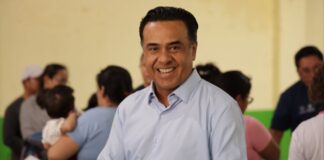 Encabeza Luis Nava la jornada de servicios de Contigo y Tu Bebé en Pedro Escobedo