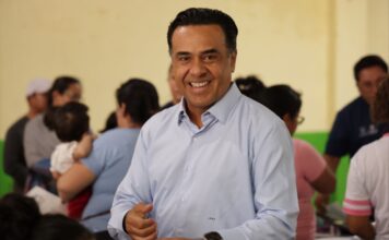 Encabeza Luis Nava la jornada de servicios de Contigo y Tu Bebé en Pedro Escobedo