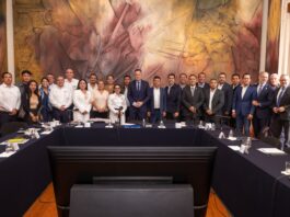 Sostiene Gobernador mesa de trabajo con titular de la Comisión Federal de Electricidad y presidentes municipales de la entidad