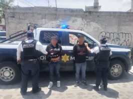 Dos detenidos en la colonia Morelos por robo equiparado de vehículo
