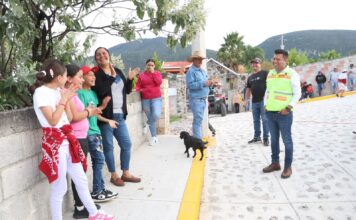 Jairo Morales entrega urbanización de calles Azucenas y Laureles en El Salitrillo
