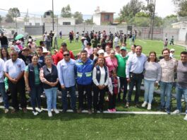 Ceja de Bravo estrena nueva cancha de fútbol 5; habrá clases gratuitas para niñas y niños
