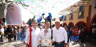 Jairo Morales encabeza desfile por los 216 años del inicio de la Independencia