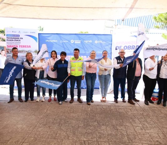 Jairo Morales arranca nueva techumbre para estudiantes de Santa Teresa