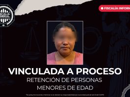 Israel “N” es vinculada a proceso por la retención de tres personas menores de edad localizadas en Pinal de Amoles