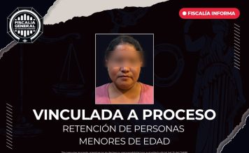 Israel “N” es vinculada a proceso por la retención de tres personas menores de edad localizadas en Pinal de Amoles