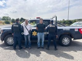 Dos masculinos detenidos en Santa Rosa Jauregui por delitos contra la seguridad pública