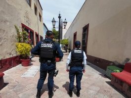 Guardia Auxiliar de la Secretaría de Seguridad Pública Municipal de Querétaro realizó 874 acciones en una semana
