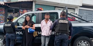 Dos personas detenidas por portación ilegal de arma de fuego en Valle de Santiago