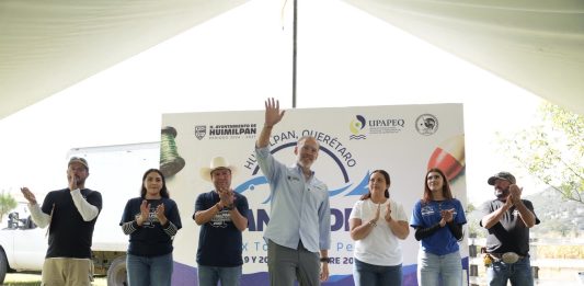 Anuncia Marco Del Prete muelle para presa de Huimilpan