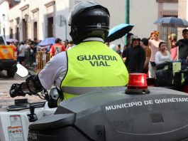 Guardia Vial de la Secretaría de Seguridad Pública Municipal de Querétaro realizó 662 intervenciones en una semana