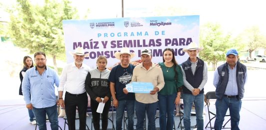 Jairo Morales refuerza apoyo al campo con entrega de grano para consumo humano en Huimilpan