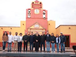 Entrega Jairo Morales entrega rehabilitación de la parroquia de San Miguel Arcángel