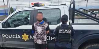 Masculino, alias “La Chata”, detenido por delito de desobediencia y resistencia de particulares