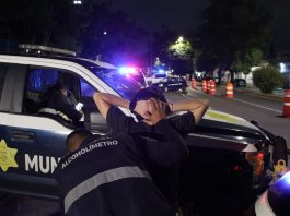 La Secretaría de Seguridad Pública Municipal de Querétaro detiene a 34 personas en el operativo Alcoholímetro