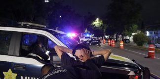 La Secretaría de Seguridad Pública Municipal de Querétaro detiene a 34 personas en el operativo Alcoholímetro