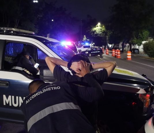 La Secretaría de Seguridad Pública Municipal de Querétaro detiene a 34 personas en el operativo Alcoholímetro