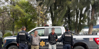 Detienen a dos sujetos por portación ilegal de arma de fuego en La Barreta