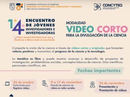 Convoca UAQ al 14º Encuentro de Jóvenes Investigadores e Investigadoras