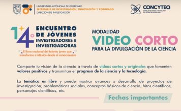 Convoca UAQ al 14º Encuentro de Jóvenes Investigadores e Investigadoras