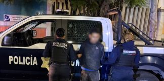 Detenido masculino con mandato judicial vigente en Epigmenio González