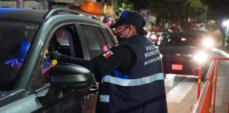 La Secretaría de Seguridad Pública Municipal de Querétaro remitió a 30 personas al Juzgado Cívico durante el operativo Alcoholímetro